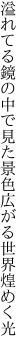 溢れてる鏡の中で見た景色 広がる世界煌めく光