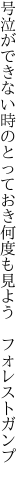 号泣ができない時のとっておき 何度も見よう　フォレストガンプ