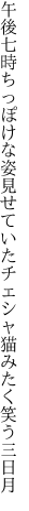 午後七時ちっぽけな姿見せていた チェシャ猫みたく笑う三日月