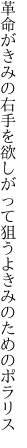 革命がきみの右手を欲しがって 狙うよきみのためのポラリス