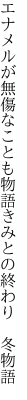 エナメルが無傷なことも物語 きみとの終わり　冬物語