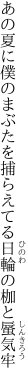 あの夏に僕のまぶたを捕らえてる 日輪の枷と蜃気牢