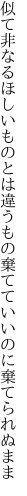 似て非なるほしいものとは違うもの 棄てていいのに棄てられぬまま