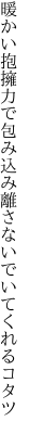 暖かい抱擁力で包み込み 離さないでいてくれるコタツ