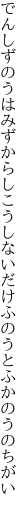 でんしずのうはみずからしこうしないだけ ふのうとふかのうのちがい