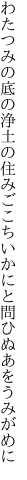 わたつみの底の浄土の住みごこち いかにと問ひぬあをうみがめに