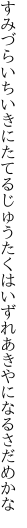 すみづらいちいきにたてるじゅうたくは いずれあきやになるさだめかな