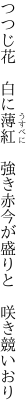 つつじ花　白に薄紅　強き赤 今が盛りと　咲き競いおり