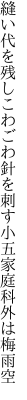 縫い代を残しこわごわ針を刺す 小五家庭科外は梅雨空