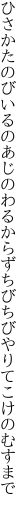 ひさかたのびいるのあじのわるからず ちびちびやりてこけのむすまで